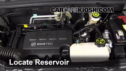 2014 Buick Encore 1.4L 4 Cyl. Turbo Windshield Washer Fluid Add Fluid
